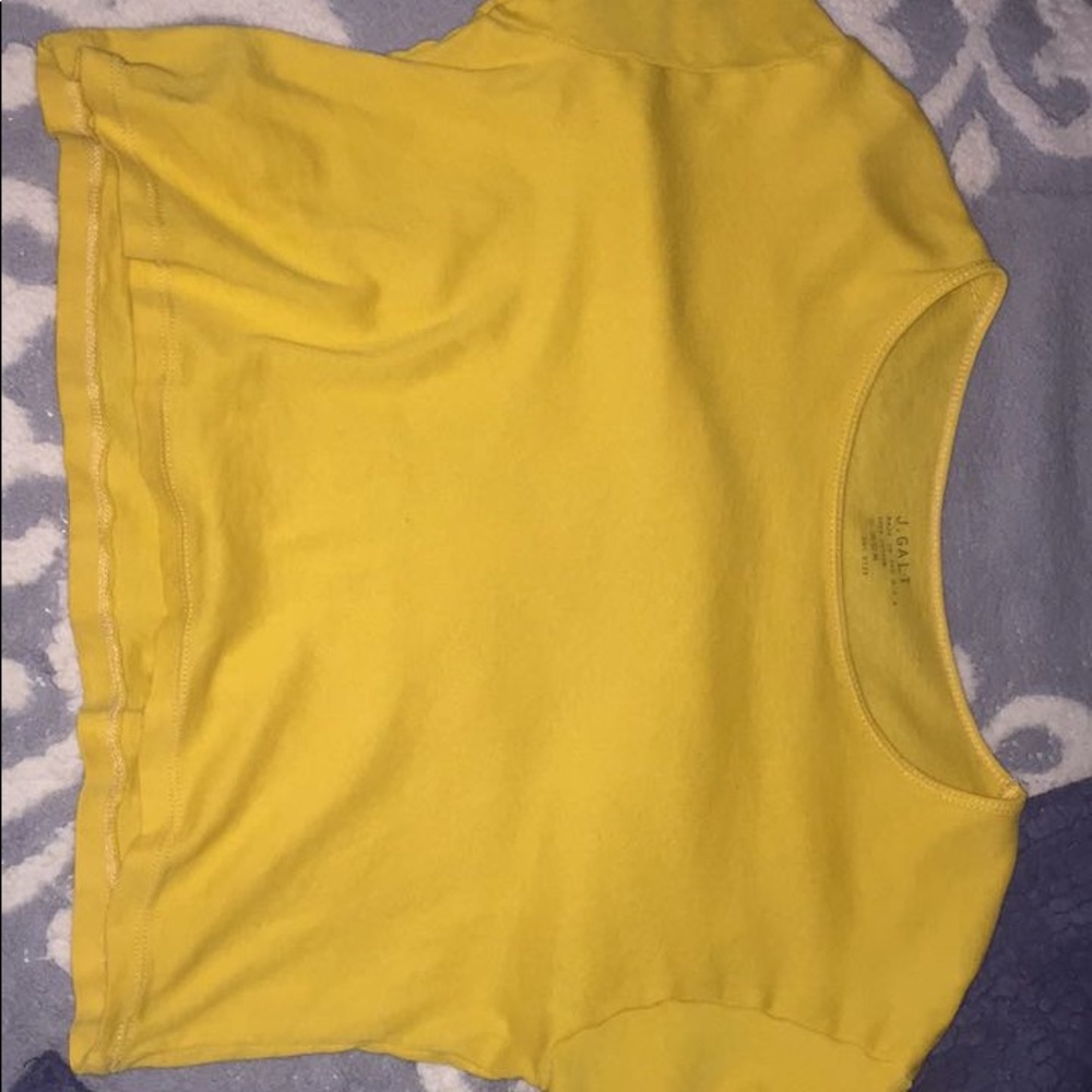 Yellow Brandy Melville T Shirt